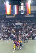 Kurz vor dem Spiel - die Spannung steigt