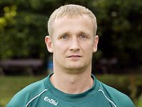 Torgef�hrlich: G�ppingens Neuzugang am Kreis -  Andrius Stelmokas.