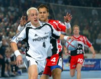 Johan Pettersson erzielte gegen Nordhorn 13/8 Tore.