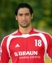 Musste gegen Gummersbach wegen R�ckenbeschwerden pausieren: Grigorios Sanikis.