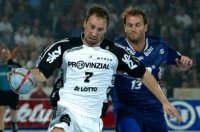 Vid Kavticnik - hier gegen Heiko Grimm -  wollte heute kein Treffer gelingen.