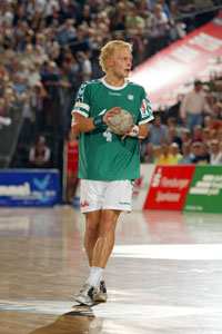 Torgarant im R�ckraum: Arne Niemeyer.