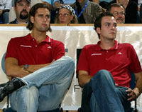 Arbeiten an ihrer R�ckkehr: Lars Krogh Jeppesen und Viktor Szilagyi