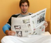 Nikola Karabatic: Schon wieder wohlauf.