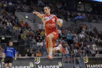 Jan Filip beim Sprungwurf