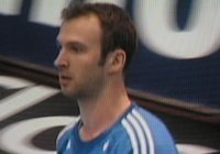 Thierry Omeyer war in der Anfangsphase chancenlos.