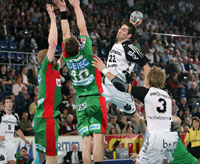 Nikola Karabatic war bester Torsch�tze des Spiels mit 7/1 Treffern.