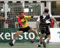 Vid Kavticnik verwandelt einen Gegensto� sicher.