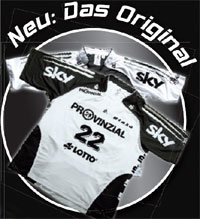 Das neue Fantrikot mit allen Beflockungen