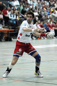 Mark Schmetz, ein sicherer Sch�tze vom Siebenmeterpunkt