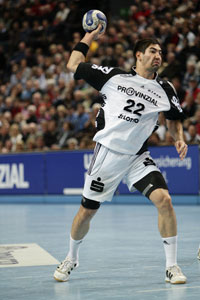 Nikola Karabatic war mit 8/2 Treffern bester THW-Sch�tze.