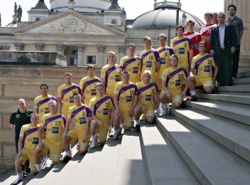 Das Team der F�chse Berlin.