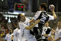 Nikola Karabatic �berragte erneut mit 9 Treffern.