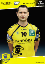 Nach acht jahren in Nordhorn nun ein L�we: Rechtsau�en Jan Filip.