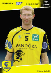 Der polnische Vize-Weltmeister Karol Bielecki kam bereits im  letzten Dezember zusammen mit Grzegorz Tkaczyk nach Mannheim.