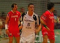 Kim Andersson trumpfte in der  ersten Halbzeit gro� auf.