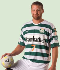 Spielmacher Chen Pomeranz feierte im M�rz bei der  Pokalniederlage gegen den THW endlich sein Deb�t f�r die HSG.