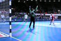 Steinar Ege - seit 1995 die Nummer eins im norwegischen Tor -  konnte heute nicht an seine Leistungen aus den vorherigen Spielen ankn�pfen.