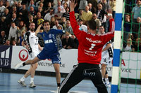 Thierry Omeyer war  erneut ein starker R�ckhalt f�r den THW.