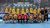 Das "All Star Team" von Stefan L�vgren in schwedischen Nationaltrikots.