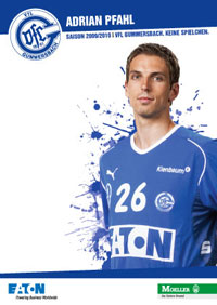 Der Senkrechtstarter der vergangenen Saison: Linksh�nder Adrian Pfahl.