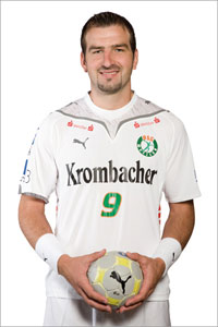 Kam vom Lokalrivalen MT Melsungen: Linksh�nder Daniel Valo.