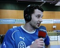 Wagner im Pauseninterview.