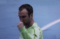 Nagelte seinen Kasten nahezu komplett zu: Thierry Omeyer.