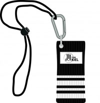 Das THW-Handys�ckchen kommt im schicken Ringellook daher.