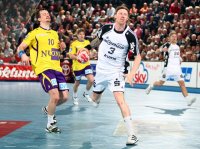 B�rge Lund erzielte per Tempogegensto� das 16:9.