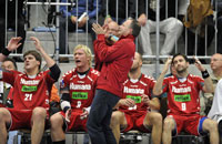 Frust auf der Bank des Gastgebers.