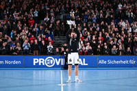 Erst warf er vier Tore, dann verabschiedete sich  Robert Arrhenius vom Kieler Publikum.