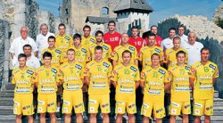 Das Team von RK Celje: Gegner des THW in der  Gruppenphase der Champions League.