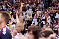 Die Kieler Fans hatten viele Gr�nde zum Jubeln.