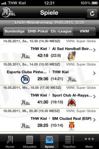 Spiele / Vereins-WM / THW-Spiele