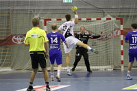 Marcus Ahlm war erneut nicht zu stoppen. Der Schwede erzielte sechs Treffer in 40 Minuten.