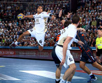 Daniel Narcisse erzielte f�nf Treffer f�r den THW.