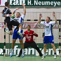 Filip Jicha war �berragender Kieler mit zehn Treffern.