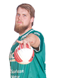 Kreisl�ufer Kari Kristjan Kristjansson ist mit 96 Treffern bester Wetzlarer Torsch�tze.