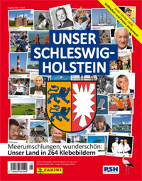 Das Stickeralbum "Unser Schleswig-Holstein" ist  ab sofort im Handel erh�ltlich.