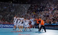 Riesenjubel nach dem Schlusspfiff: Der THW Kiel ist Deutscher Meister 2012!
