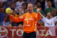 Thierry Omeyer h�lt den Ball und den Sieg fest.