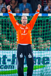 Thierry Omeyer �berragte gegen Veszprem mit vielen Paraden und leitete mit weiten P�ssen die Gegenst��e ein.