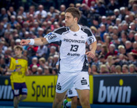 Marcus Ahlm �berzeugte mit f�nf Treffern aus f�nf Versuchen.