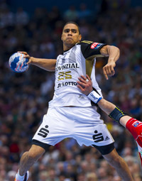 Daniel Narcisse im Anflug.