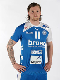 Rechtsau�en Arnor Thor Gunnarsson steht nach einer  Kieferwinkelfraktur vor seinem Comeback.