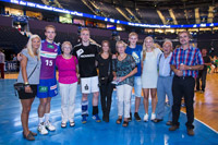 Familientreffen nach dem Schlusspfiff: Die  Toft Hansens.