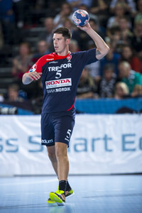 Ex-"Zebra" Kim Andersson kam nur in der Schlussviertelstunde zum Einsatz und zeigte tolle Anspiele.