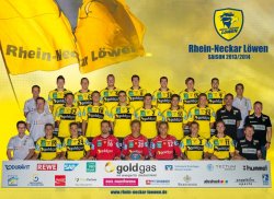 Das Team der Rhein-Neckar-L�wen.