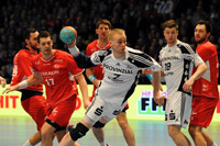 Rene Toft Hansen im Anflug.